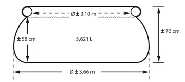 Intex easy set formaten - 366 cm - formaten Intex easy set formaten - 366 cm - formaten