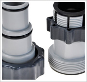 Adaptateurs pour raccordement 32 mm inclus Adaptateurs pour raccordement 32 mm inclus