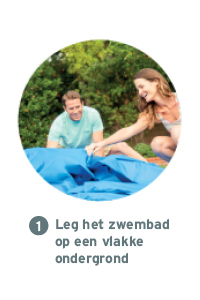 Montage piscine Intex Prism Frame étape 1