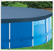 Piscine Intex Metal Frame avec bâche de protection