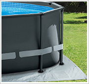 Intex Ultra Frame Pool / Tapis de sol inclus