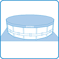 Kit Piscine Intex™ Ultra XTR Frame Ø 6.10 x 1.22m (Incl. filtre à sable)