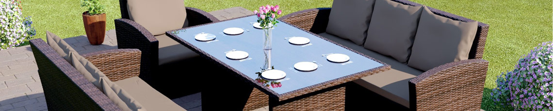 Table de jardin aluminium