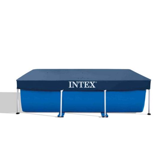 Bache De Protection Piscine Intex Tubulaire Metal Frame 300 X 200 Cm