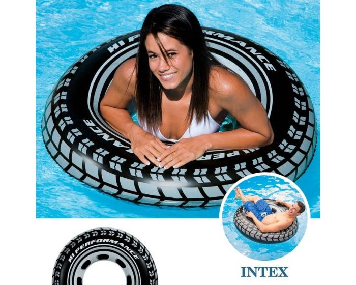 Bouée géante gonflable pneu INTEX
