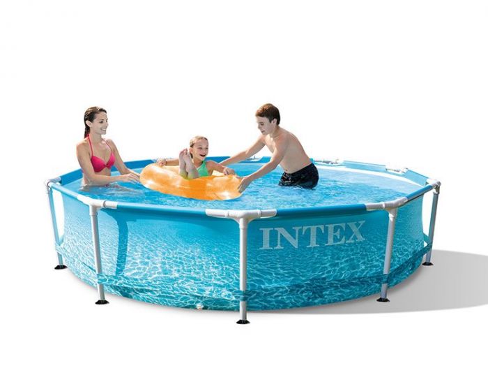 Intex Intex Métal Cadre Pool Piscine à Installer Ø 