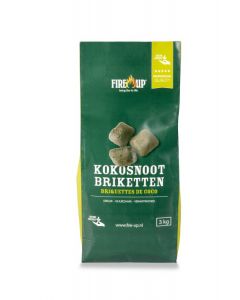 Briquettes de coco sac 3 kg