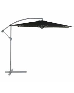 Parasol déporté "Summer" à toile libre Ø 300 cm - noir