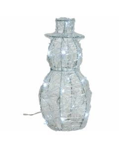 Bonhomme de neige en acrylique 25 cm