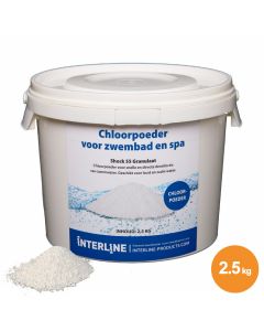 Interline Chlore choc en poudre pour piscine 2,5 kg