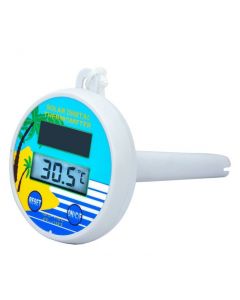 Thermomètre numérique pour piscine (flottant)