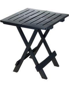 Table de camping noire 44x44