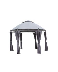 Pure Garden & Living Capri pavillon de jardin Ø350cm Gris