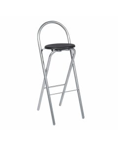 Tabouret pliant noir