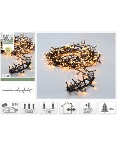 Micro-guirlande lumineuse en grappe 500 ampoules LED Blanc - 11 m