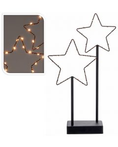 Étoiles avec 30 ampoules LED 40 cm