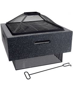Brasero barbecue avec grille de cuisson de 52 cm