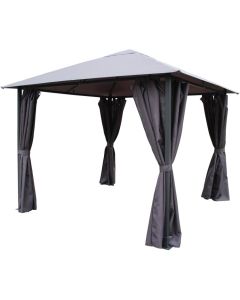 Abri de jardin Brunei 3x3 Gris/Anthracite Pure Garden & Living