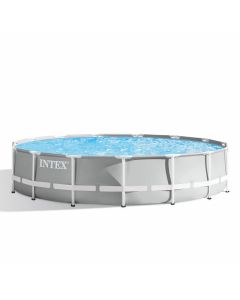 Intex Prism Frame Premium piscine hors-sol ronde Ø 457 x 107 cm avec kit complet