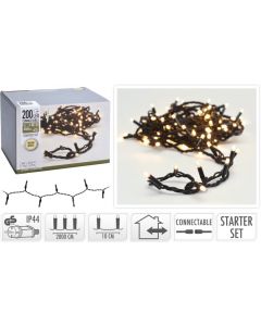Éclairage standard Démarrage 200Led Blanc Chaud 230v