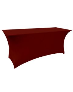 Housse Table Buffet Rouge Bordeaux 180 x 76 x 74