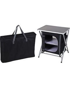 Armoire de camping pliable de couleur noire
