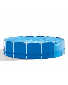 Intex Metal Frame piscine hors-sol ronde Ø 457 x 122 cm avec kit d'accessoires