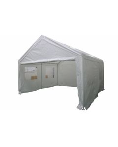 Tente de réception 4x4 mètres blanc avec parois latérales Pure Garden & Living