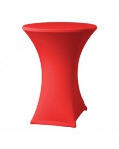 Housse de table haute rouge