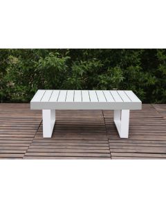 Table Ensemble lounge Quatar - Gris clair