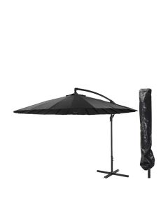 Parasol Shanghai Gris rond Ø 300 cm