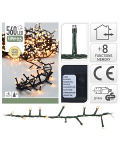 Guirlande lumineuse en grappe led 560 ampoules - 11 mètres