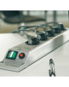 Brennenstuhl Supersolid 8 prises Argent