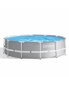 Intex Prism Frame Premium piscine hors-sol ronde Ø 366 x 99 cm avec pompe de filtration et échelle