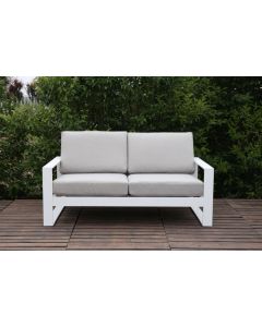 Banc 2 places Ensemble lounge Quatar - Blanc