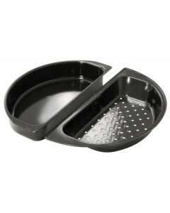 Poêle gourmet demi-lune Outdoorchef, 2 pièces