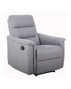 Fauteuil relax Devon gris clair