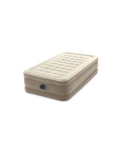 Lit gonflable électrique Intex Ultra Plush 2 Places Beige