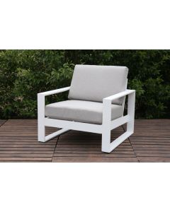 Fauteuil Ensemble lounge Quatar - Blanc (de 2 pièces)