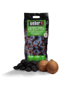 Weber Briquettes de noix de coco pour barbecue 8 kg