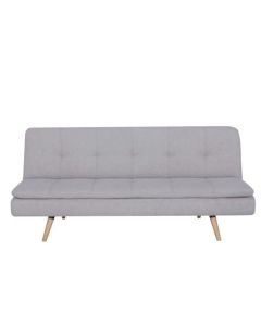 Pure Garden & Living Canapé-lit Lucia 1 place en polyester gris clair