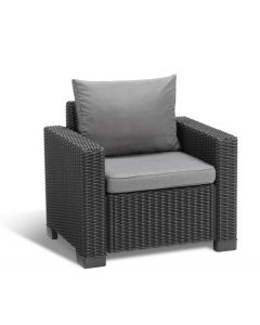 Allibert California chaise longue graphite - 83 x 68 x 71,5 (par 2)
