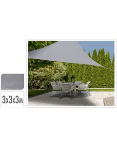 Voile d'ombrage 3x3x3 Triangle Gris