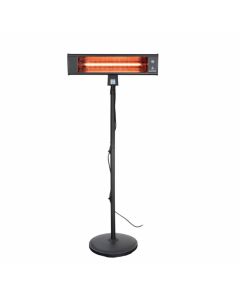 Eurom TH1800S chauffage de terrasse sur pied électrique à ondes courtes