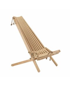 Chaise éco 120 en bois de mélèze - Naturelle - 98 x 63 x 90 cm