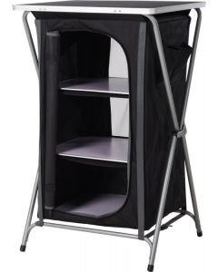 Armoire de camping pliable noire