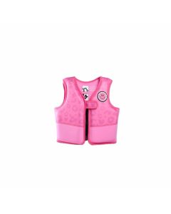 Gilet de sauvetage enfant rose léopard (4-6 ans)