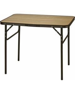 Table de camping aspect bois 60 x 30 cm