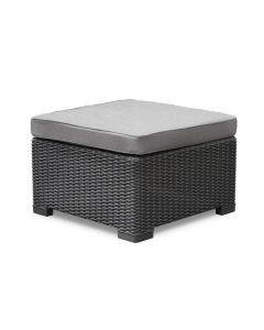 Allibert California pouf de jardin graphite - 68 x 68 x 35