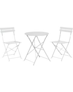 Ensemble bistro 3 pièces gris